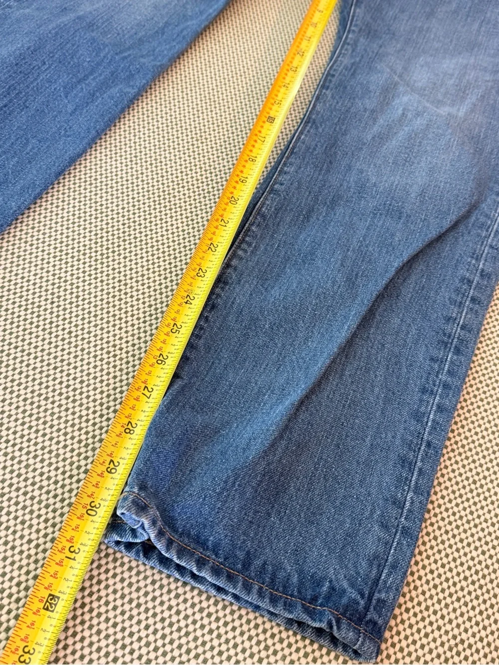 J. Crew Men's Slim-Straight Jeans in Medium Blue Wash #112